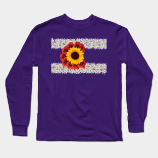 Colorado Wildflower Flag Long Sleeve T-Shirt